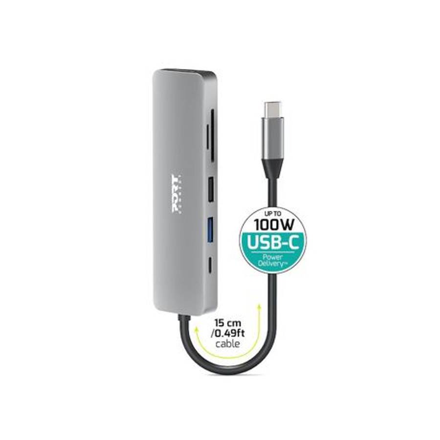Port - Connect - 5-in-1 USB Type-C 4K Docking Station - Port - Connect - 5-in-1 USB Type-C 4K Doc...
