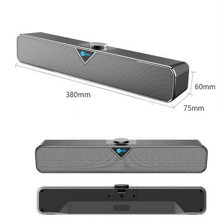 Lenovo Lecoo - DS102 - Desktop Bass Speaker With 3D Stereo Sound - Black