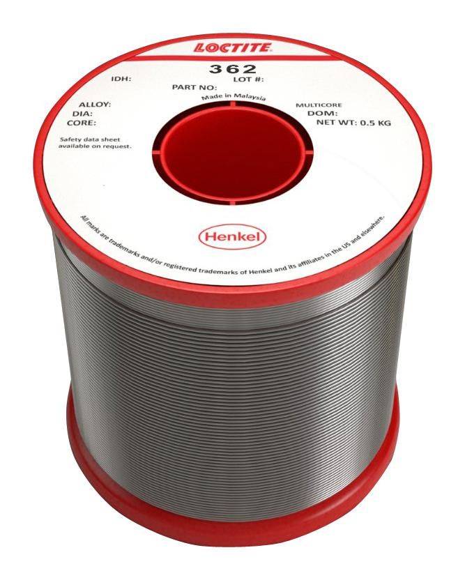 Loctite (362 40EN 5C 2.0MM S 500G) Solder Wire, 500g