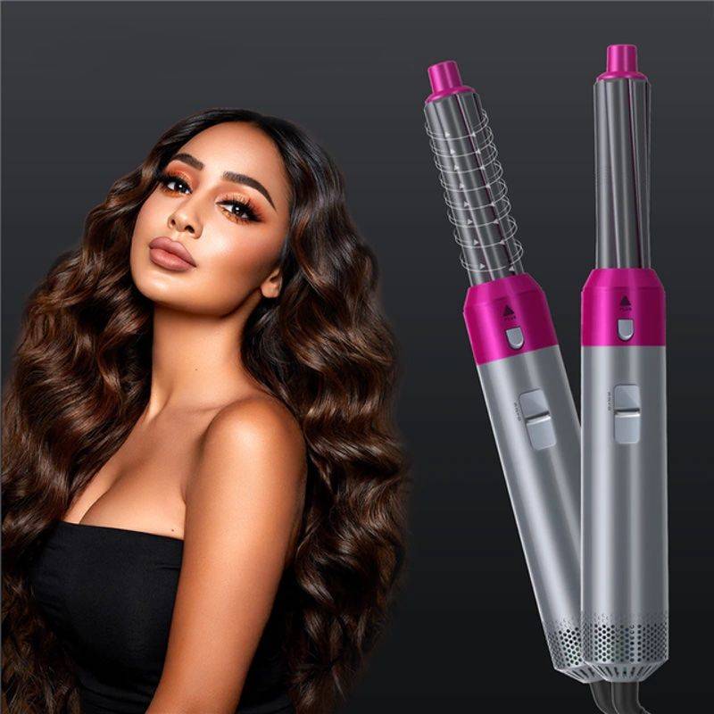 5 in 1 Interchangeable Hot Air Brush and Hair Dryer