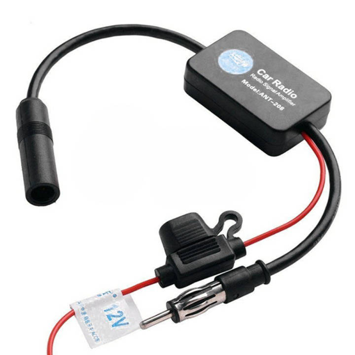 Universal 12V Radio FM Antenna Signal Amplifier Booster