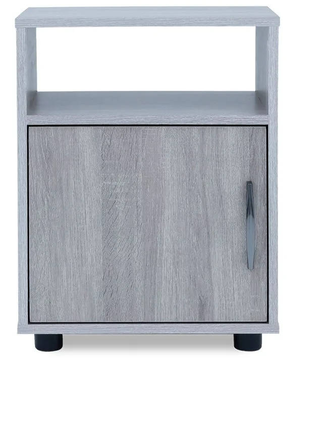 Modern Pedestal/Nightstand - 1-Drawer and 1-Shelf - Napa