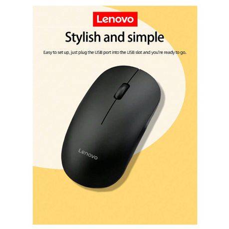 LENOVO - M26 - Advanced Optical Tracking Wireless Mouse - Black
