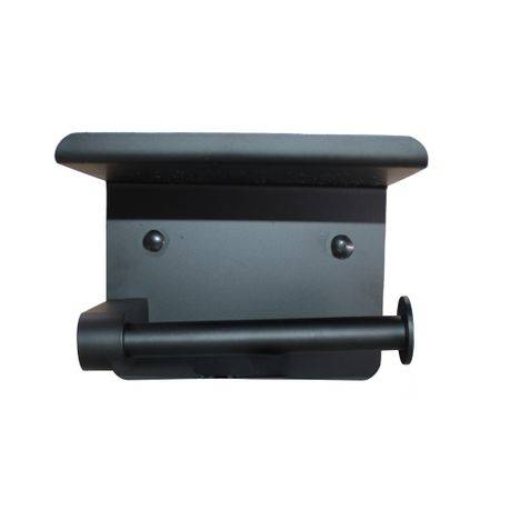 Stainless Steel 1 Roll Toilet Paper Holder with Cellphone Tray