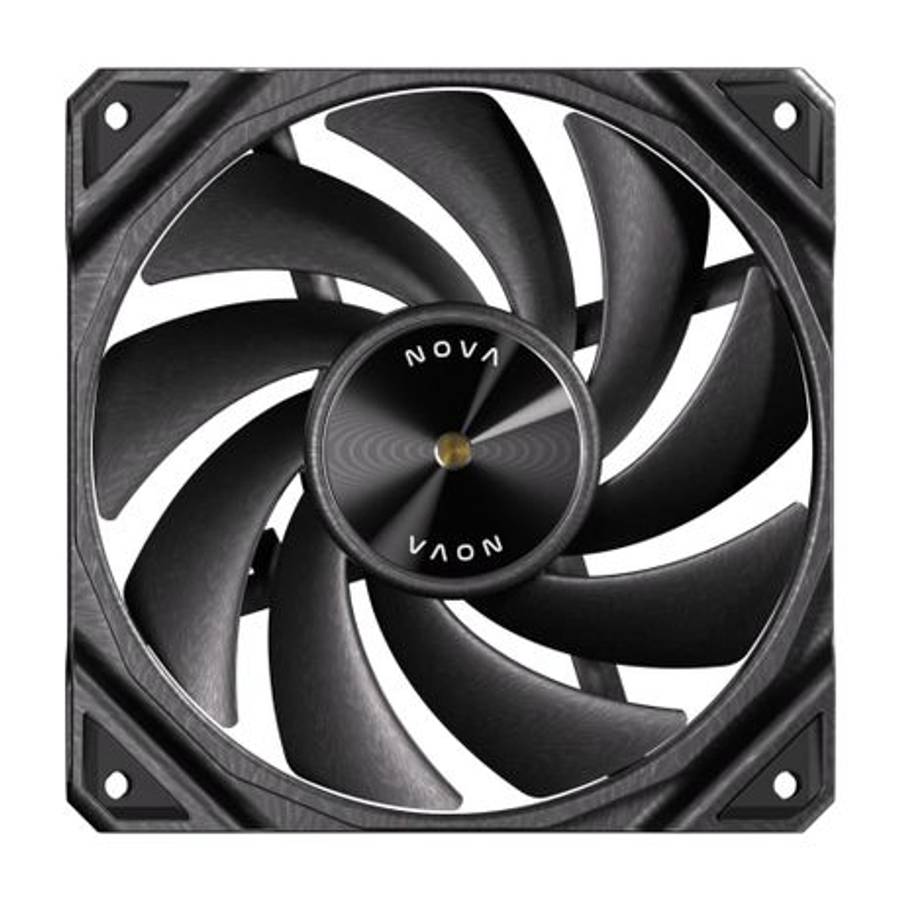 Antec - Nova 120 PWM Fan 3 Pack with Speed Controller - Black - Antec - Nova 120 PWM Fan 3 Pack w...