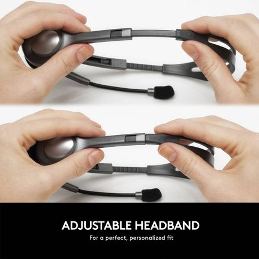 Logitech - H111 Stereo Business 3.5mm multi-device headset - Logitech - H111 Stereo Business 3.5m...