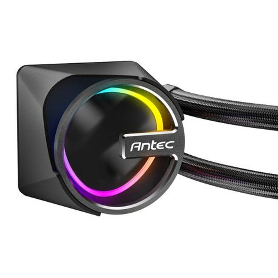 Antec - Skeleton 360 ARGB AIO CPU Liquid Cooler - Black - Antec - Skeleton 360 ARGB AIO CPU Liqui...