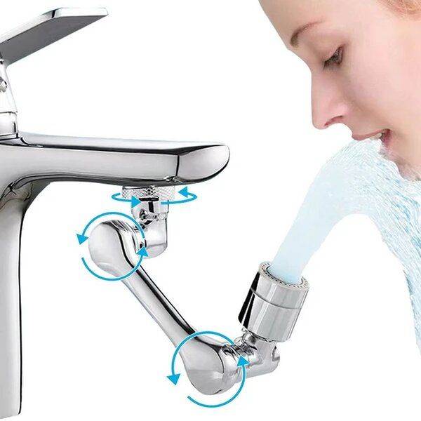 Splash Head Faucet 1080° Rotation with Dual Water Flow