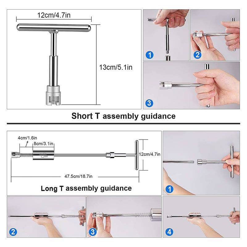 75 Pieces Professional Paintless Auto Dent Repair Kit Set and Puller