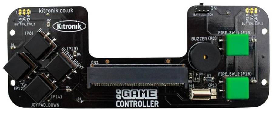 Kitronik (5644) GAME ZIP for micro:bit, Handheld Gaming Adapter