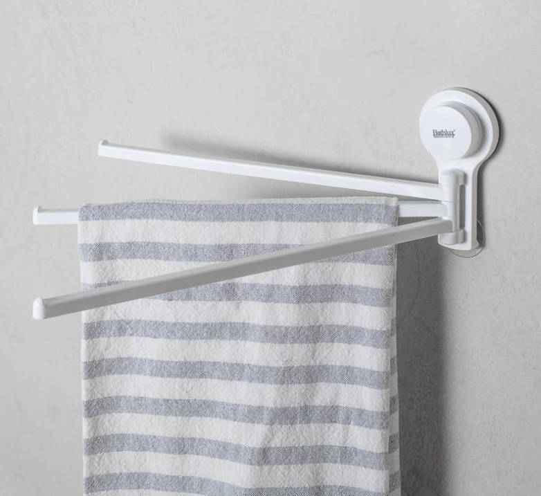 Bathlux Multi Towel Hanger - Suction With Suction Cup-30146