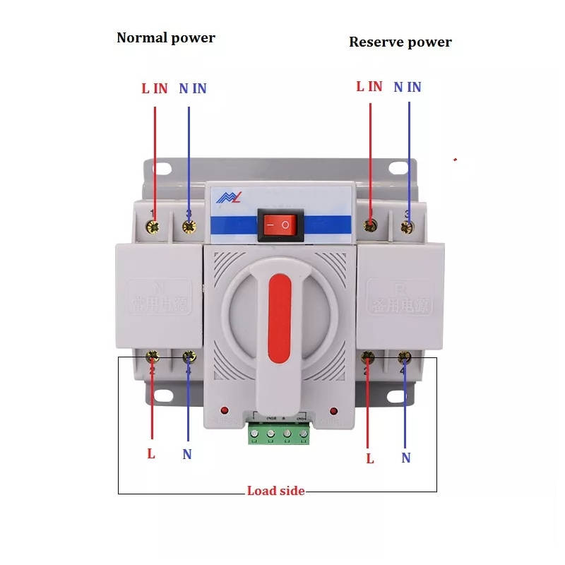 230V Portable High-Performance Dual Power Automatic Transfer Switch Q-KG630