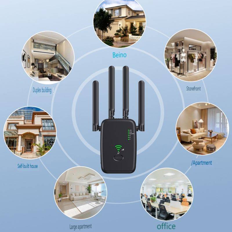 1200Mpbs Dual Band 2.4/5Ghz WIFI Signal Booster Repeater
