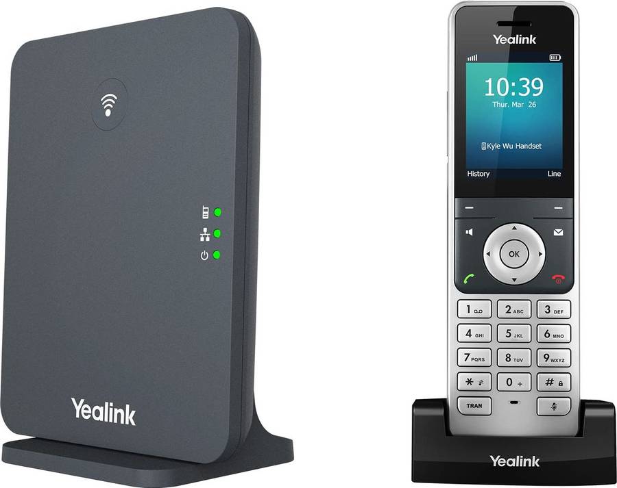Yealink W76P Dect Phone, W56H Handset W70B Base Station Open Box
