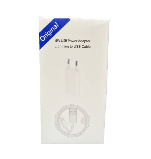 iPhone Fast Charger 5W With Cable - USB To Lightning