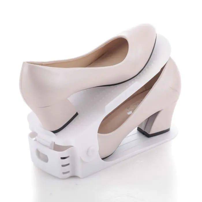 PPV Adjustable Shoe Slots Organizer Non-Slip Shoe Stacker