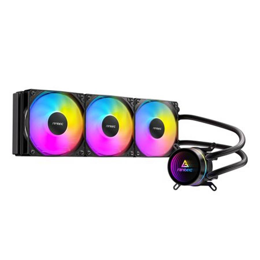Antec - Luna 360 ARGB CPU Liquid Cooler - Black - Antec - Luna 360 ARGB CPU Liquid Cooler - Black