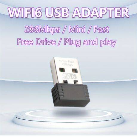 Wifi 6 2.4G 286mbps USB Wifi Wireless Adapter For PC