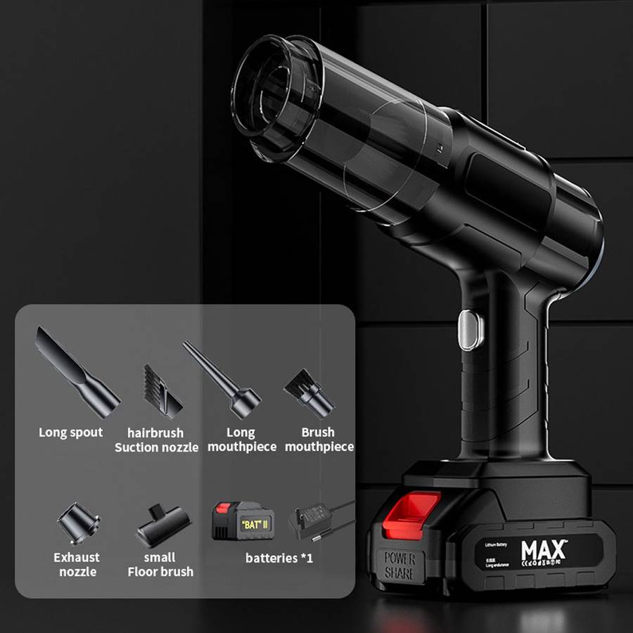 4-in-1 Multifunctional Cordless Vacuum with Rechargable Lithium-ion Battery Hand-held Vacuum Cleaner