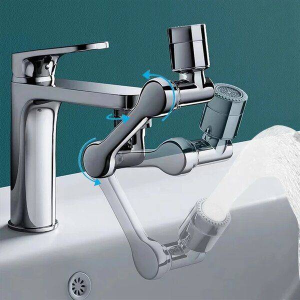 Splash Head Faucet 1080° Rotation with Dual Water Flow