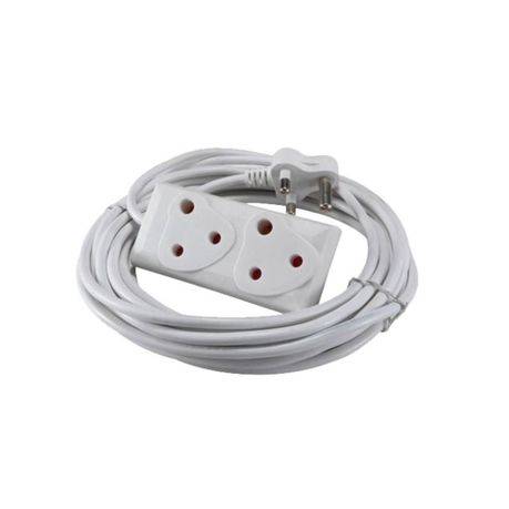3M 10A Extension Cord with Double Coupler