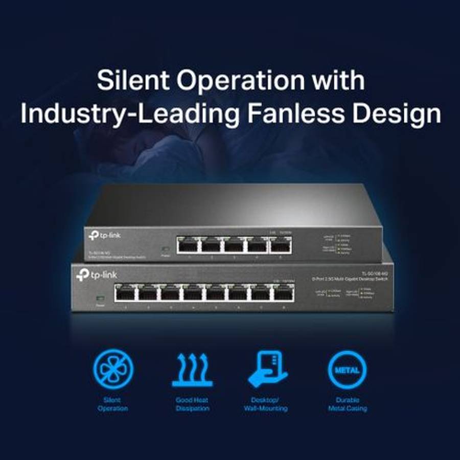 Tp-Link - 8-Port 2.5G Desktop Switch - Tp-Link - 8-Port 2.5G Desktop Switch