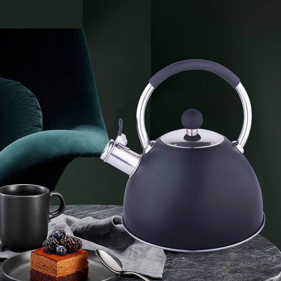 Stainless Steel Kitchen Whistle Stove Top Kettle - 3Ltr - Charcoal (PLEASE READ DESCRIPTION)