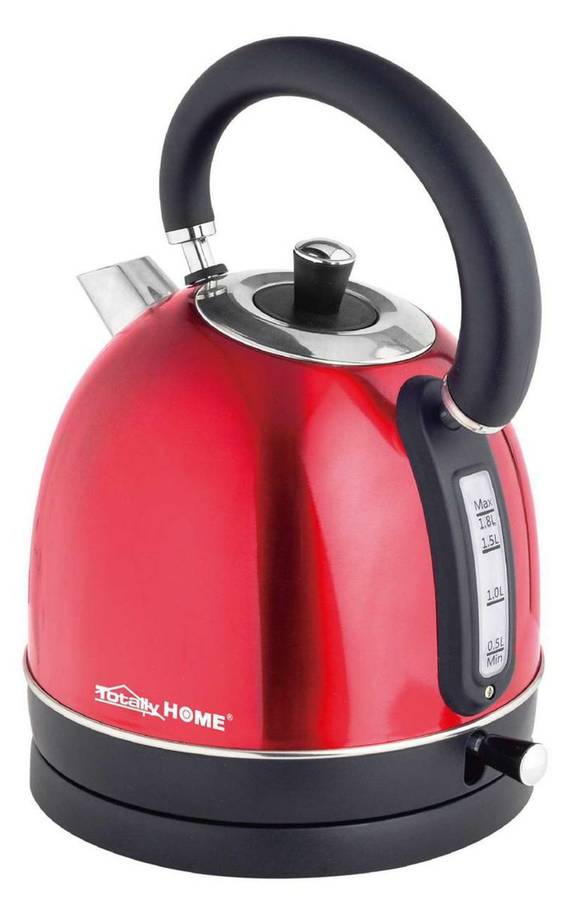 Totally Home Cordless Electric Kettle Black - 1.8 Litre