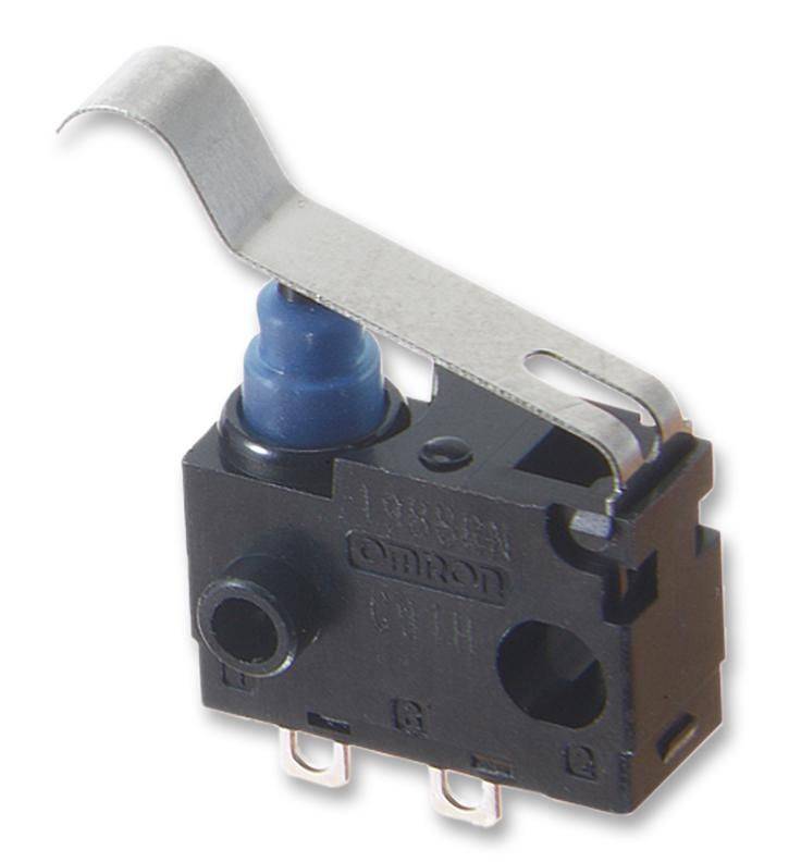 Omron (D2QW-C073H) Microswitch, Subminiature, Simulated Roller Lever