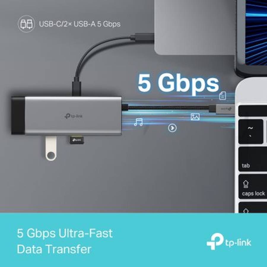Tp-Link - UH5020C USB Type-C 5-in-1 Hub, 1xHDMI + 1xPD + 1xType-C + 2xType-A - Tp-Link - UH5020C ...
