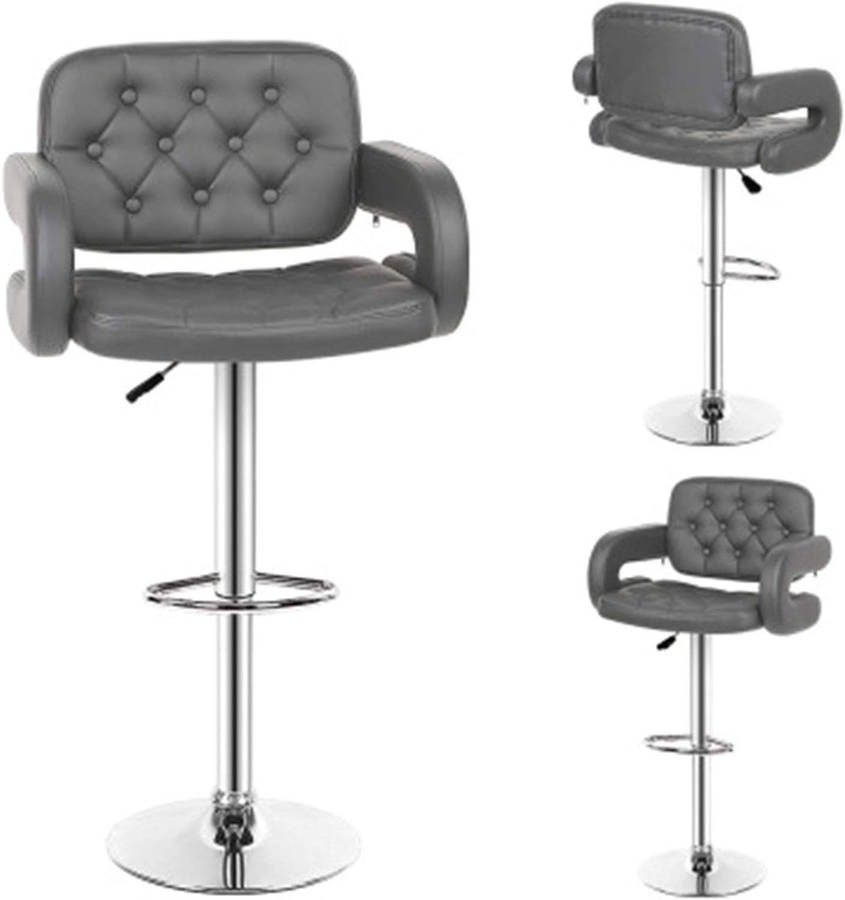 Bar Stools / Kitchen Breakfast Chairs -1 Pack - Grey Colour