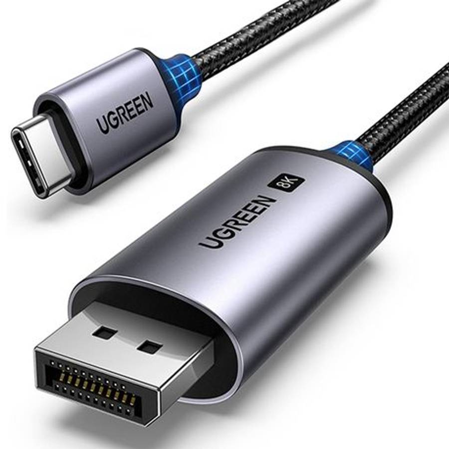 Ugreen - USB Type-C to DisplayPort 1.4 Cable 2m - Ugreen - USB Type-C to DisplayPort 1.4 Cable 2m