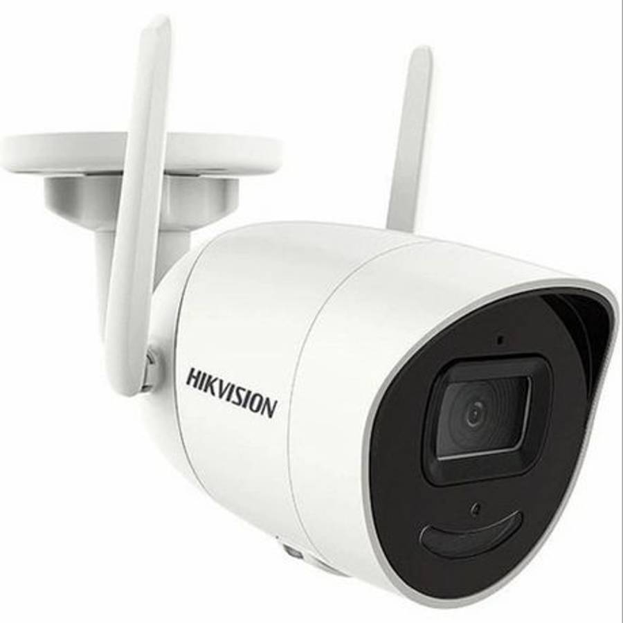 Hikvision - Bullet Wireless Outdoor Security Camera, 4mm Lens, 2MP - Hikvision - Bullet Wireless ...