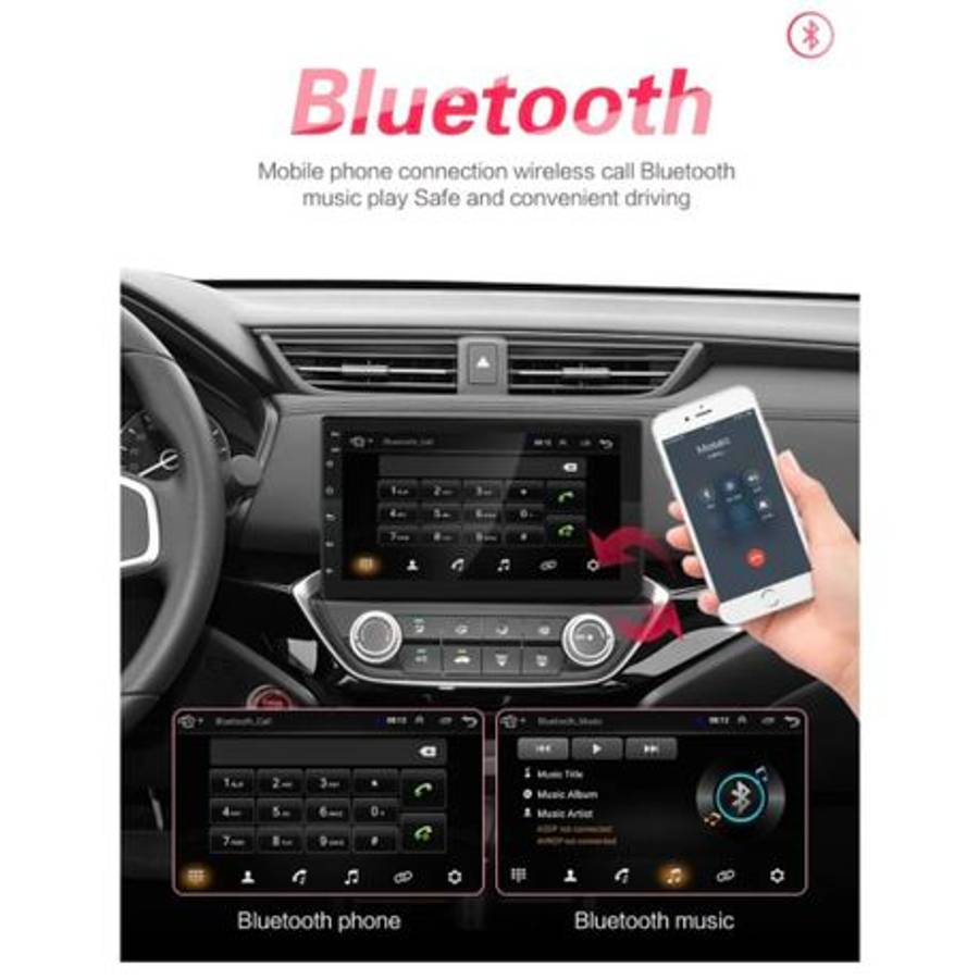 Universal Double-DIN Android Car Radio with HD Touchscreen & Multimedia