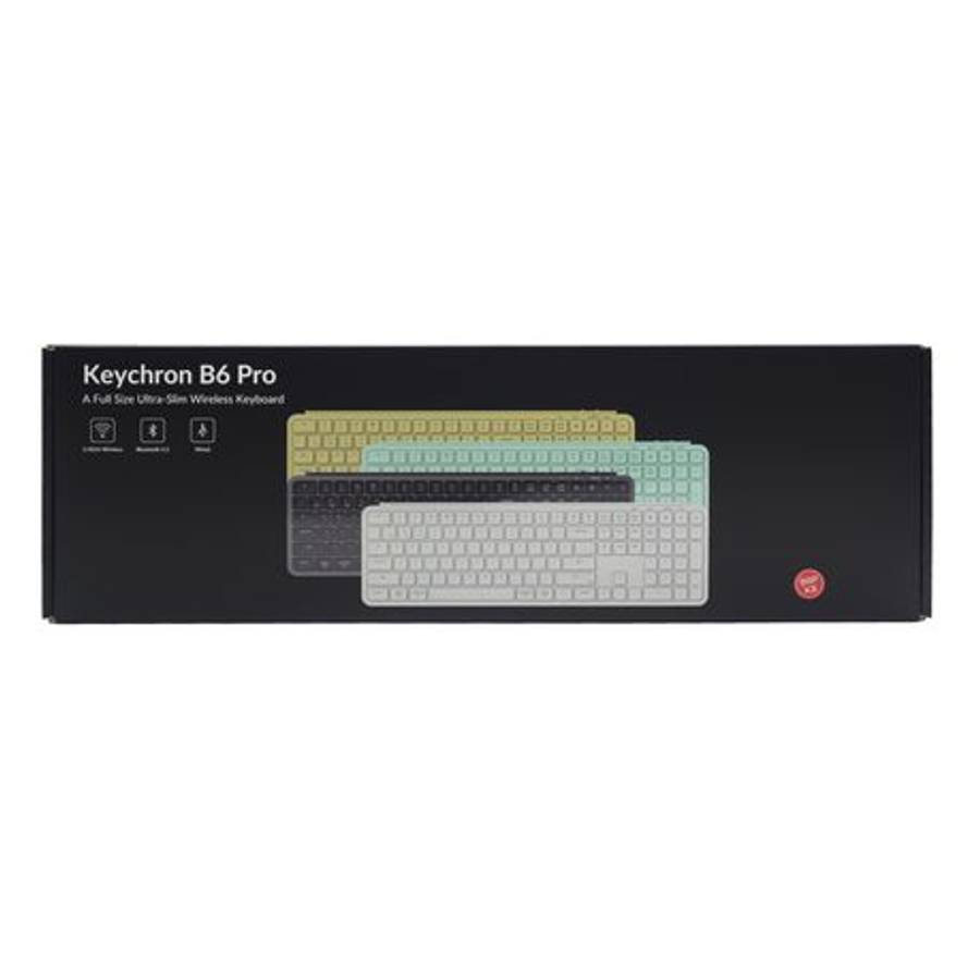Keychron B6 Pro Ultra-Slim 100% Wireless Keyboard - Space Grey - Keychron B6 Pro Ultra-Slim 100% ...