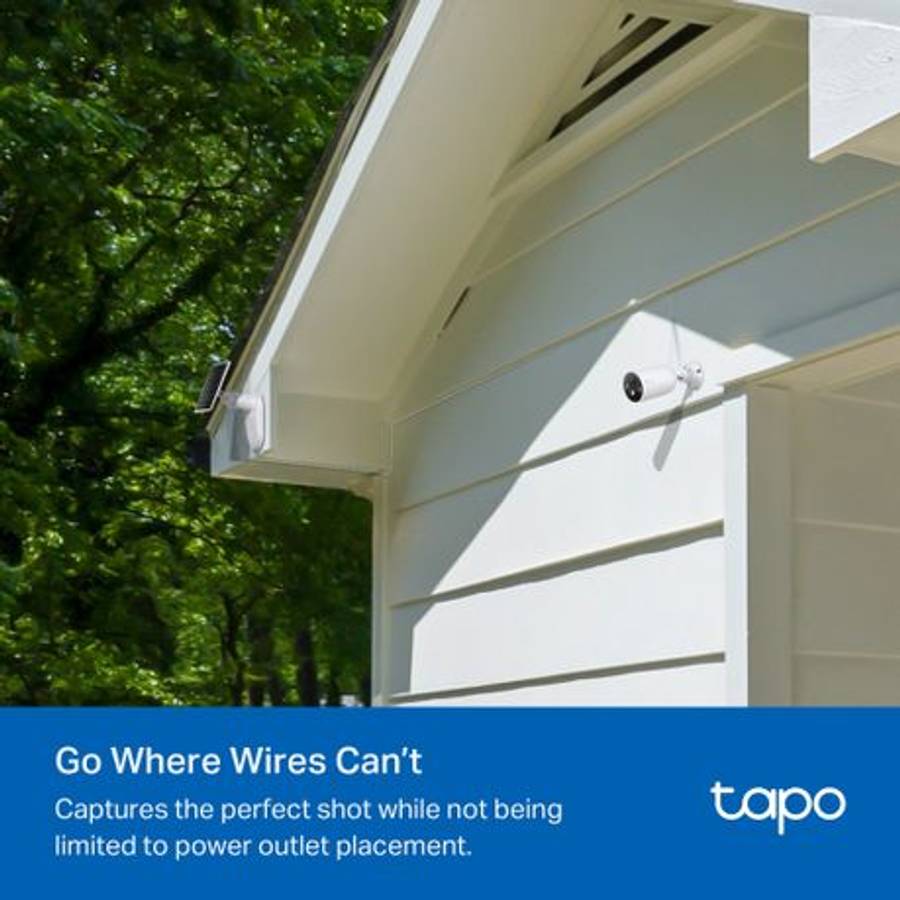 Tp-Link - Tapo C425KIT Smart Wire-Free Security Camera With Solar Panel Combo - Tp-Link - Tapo C4...