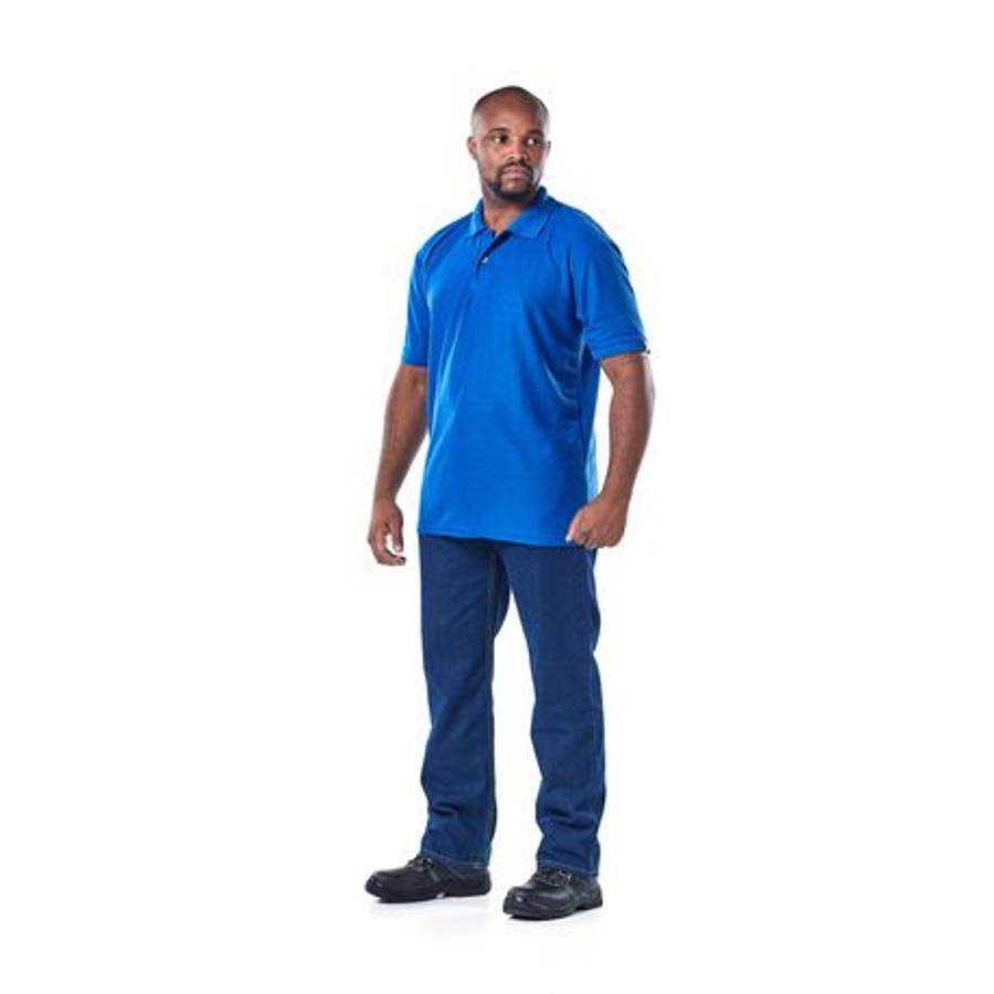 Dromex - 100% Polyester Golfer - Royal Blue - 4XL - Dromex - 100% Polyester Golfer - Royal Blue -...