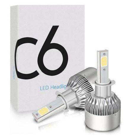 Dual Beam C6-H4 Car LED Headlight (3 Pin)