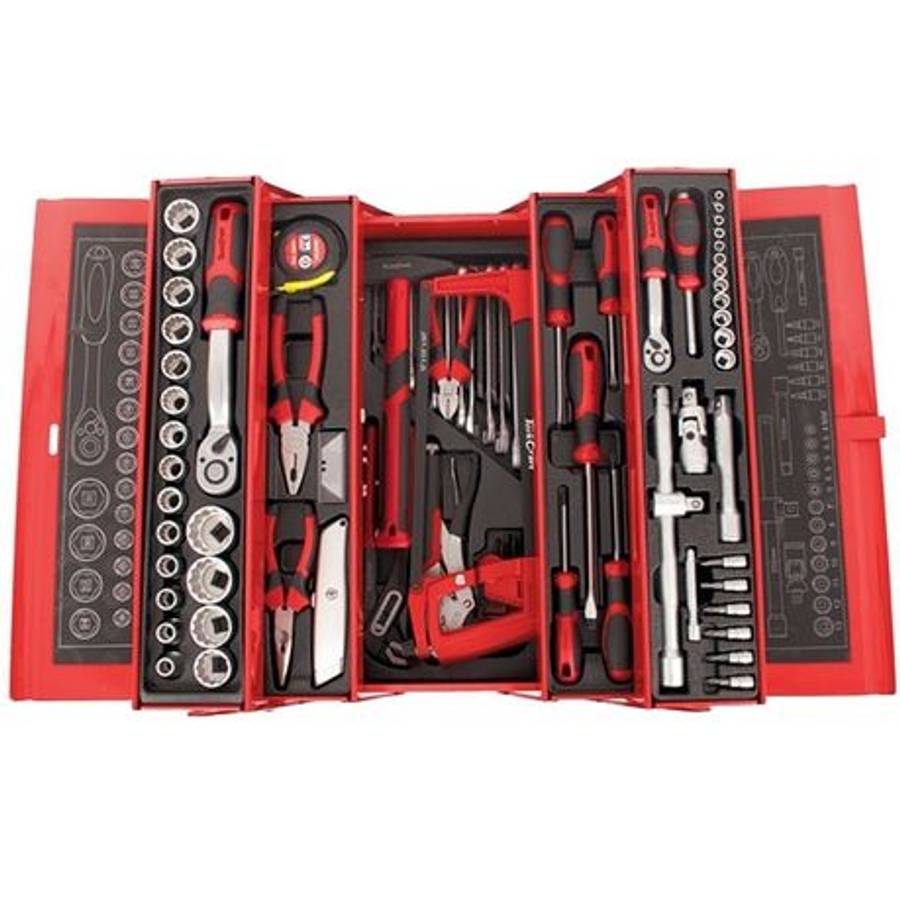 Tork Craft - 88 Piece Tradesman Tool Box - Tork Craft - 88 Piece Tradesman Tool Box
