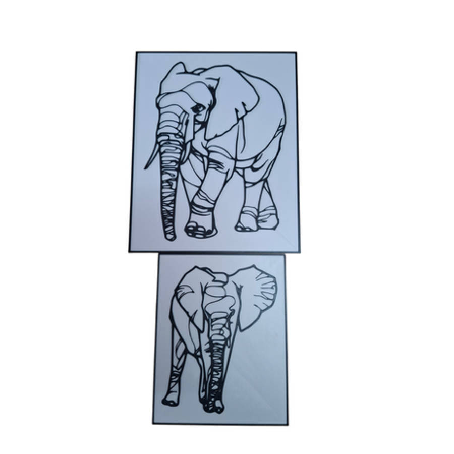 Statement Elaphant Wall Art - Stylish Interior Accent