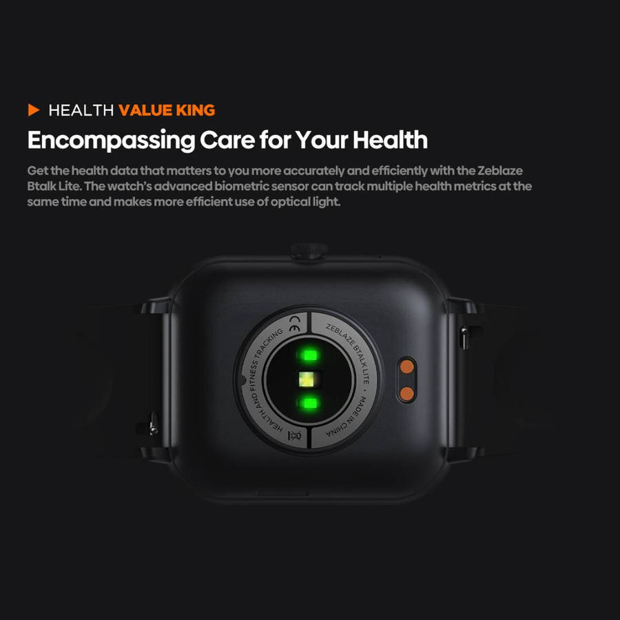 BTALK LITE - IP68 Water Resistant Smart Watch - Black