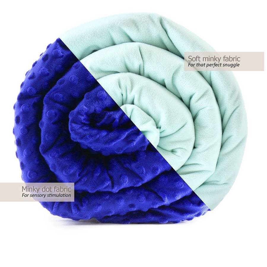 Jack Brown Luxury 20LBS Queen Size Weighted Blanket - Navy(Refurbished)