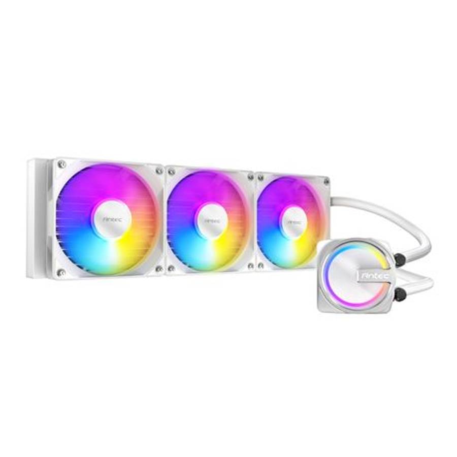 Antec - Skeleton 360 ARGB AIO CPU Liquid Cooler - White - Antec - Skeleton 360 ARGB AIO CPU Liqui...