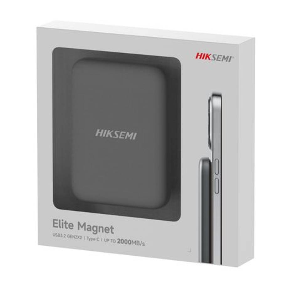 Hiksemi - Elite Magnet 2TB USB Type-C Portable SSD - Hiksemi - Elite Magnet 2TB USB Type-C Portab...