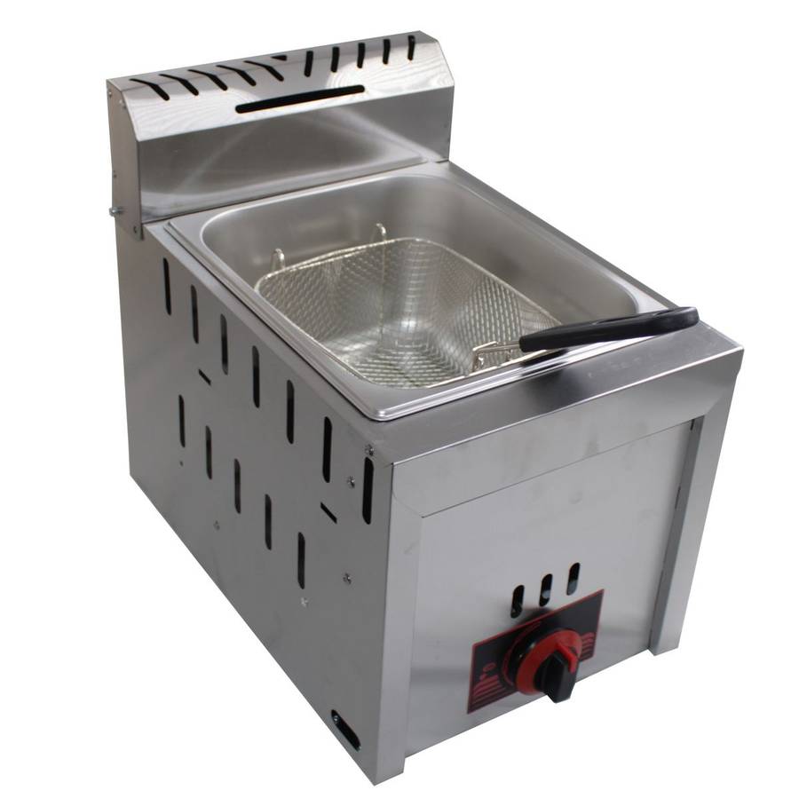 Golden Burner 6L Single Tank Commercial Grade Gas Deep Fryer (PLEASE READ DESCRIPTION)