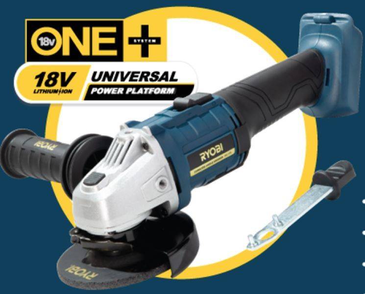 Ryobi 18V Li-Ion Cordless 115 mm Angle Grinder XG-115-(NO BATTERY)