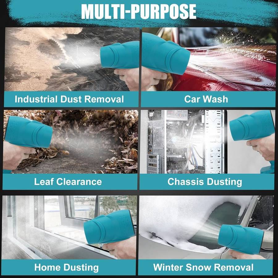 48V High Power Handheld Cordless Air Gun Blow Dryer