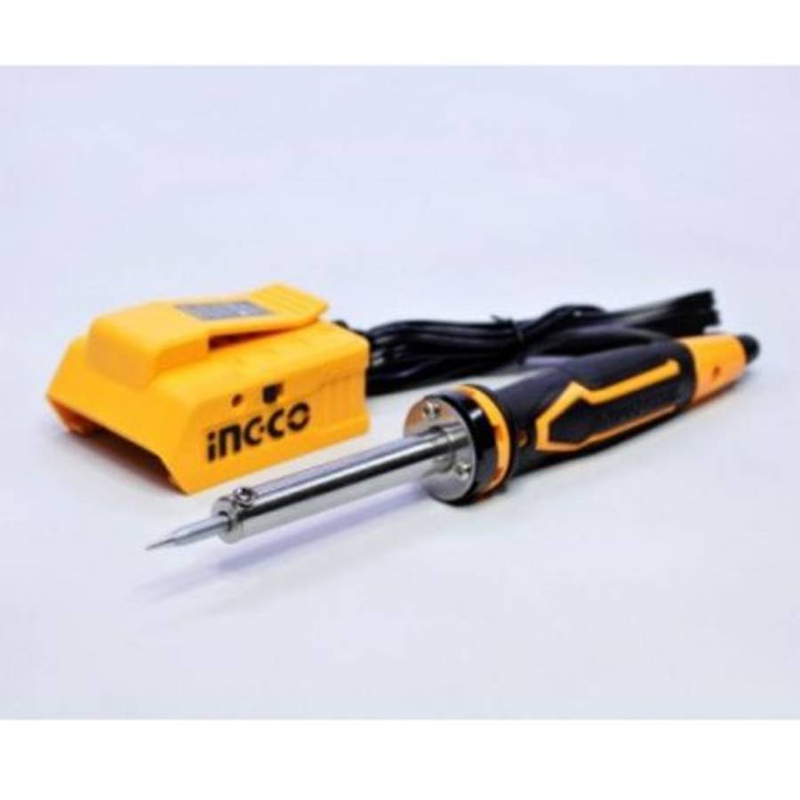 Ingco - Soldering Iron (40W) - 20V + Charger + Battery Pack - (2.0AH) - Ingco - Soldering Iron (4...