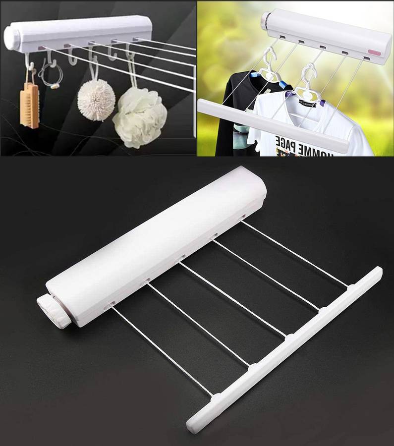 Automatic Retractable Five Lines Hanger Drying Rack Wash Line
