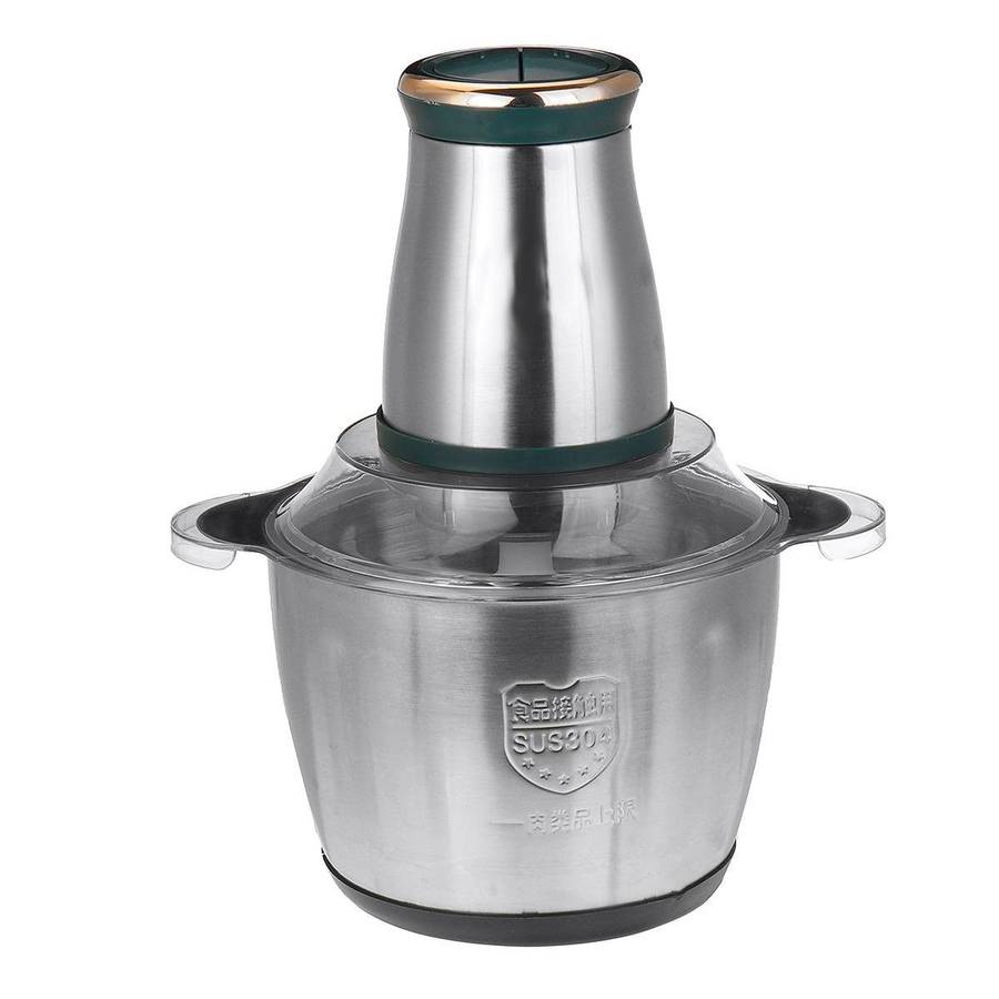2L Electric Stainless Steel Food Processor